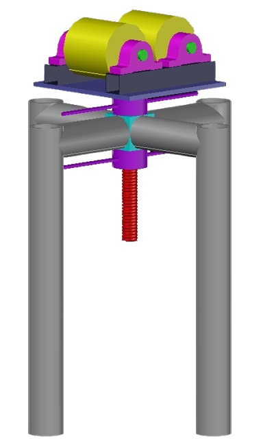 Rodillo Soporte - 3D